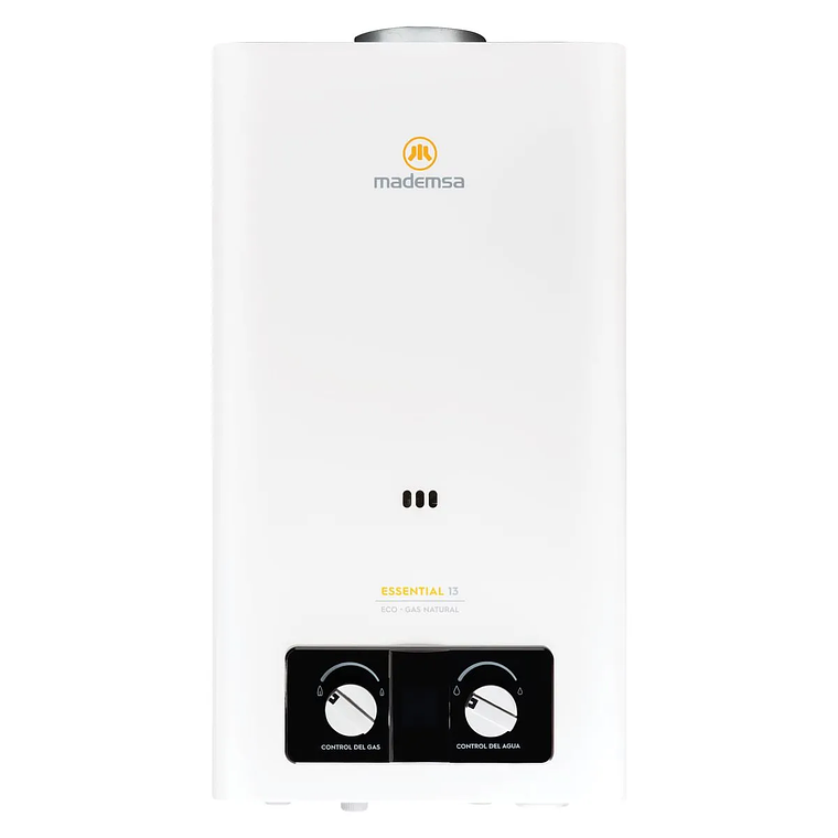 CALEFONT GAS NATURAL MADEMSA 13 LITROS TIRO NATURAL IONIZADO ESSENTIAL 13 ECO GN BLANCO 1