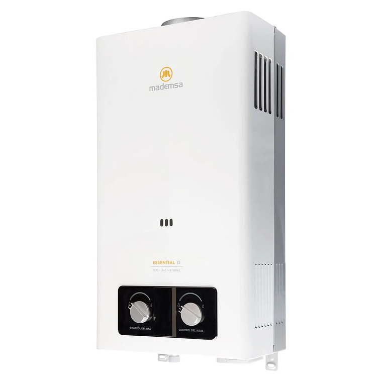 CALEFONT GAS NATURAL MADEMSA 13 LITROS TIRO NATURAL IONIZADO ESSENTIAL 13 ECO GN BLANCO 3