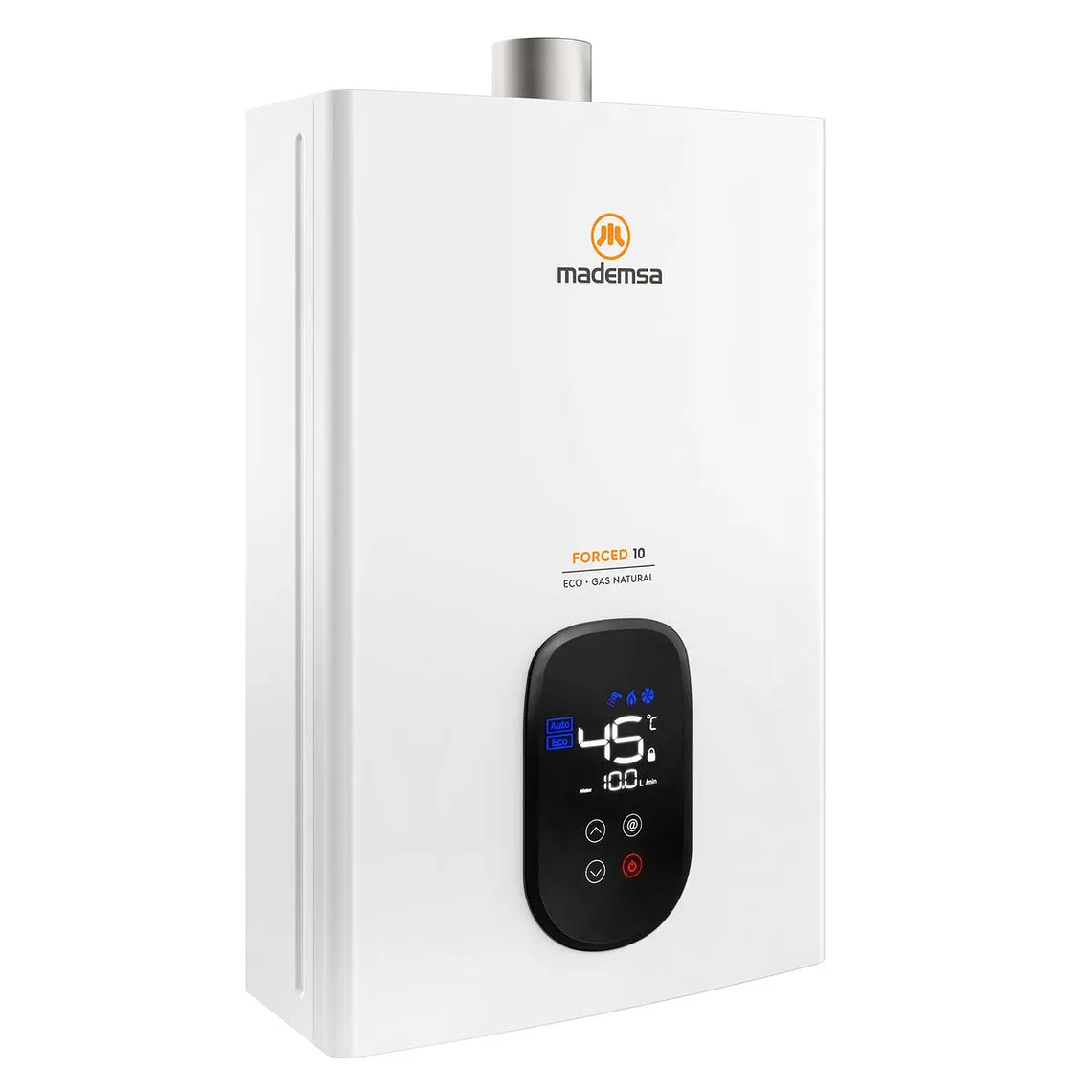 CALEFONT GAS NATURAL MADEMSA 10 LITROS TIRO FORZADO MODULANTE FORCED 10 ECO GN BLANCO 3