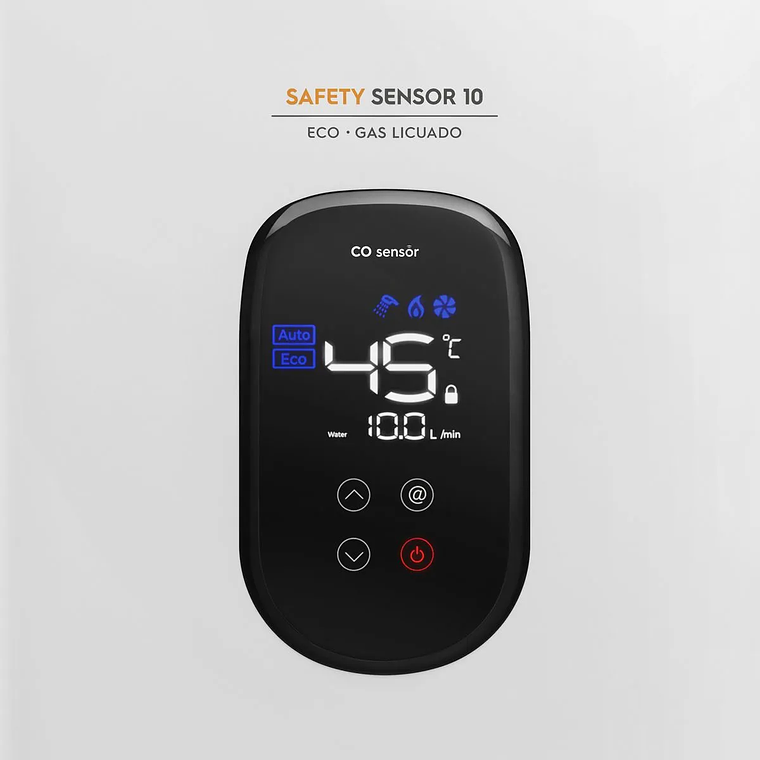 CALEFONT GAS LICUADO MADEMSA 10 LITROS TIRO FORZADO SENSOR MONÓXIDO DE CARBONO 10 ECO GL 7