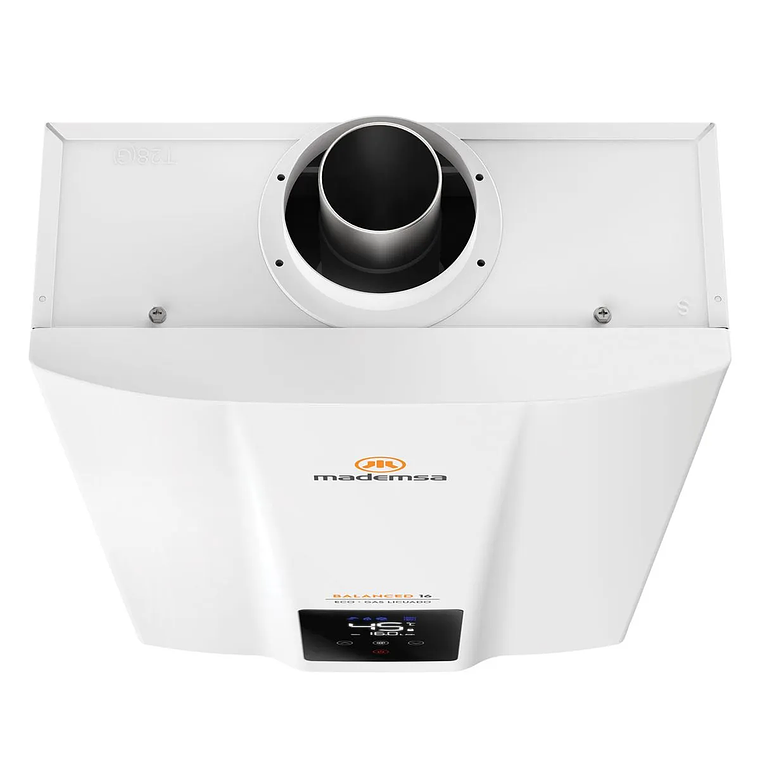 CALEFONT GAS LICUADO MADEMSA 16 LITROS TIRO BALANCEADO CÁMARA ESTANCA BALANCED 16 ECO GL 7