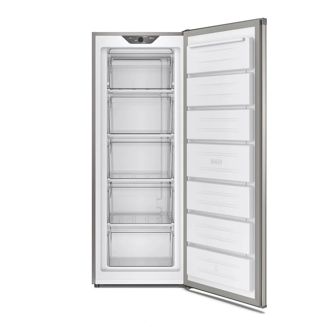 CONGELADOR FREEZER MADEMSA VERTICAL 157L FRÍO DIRECTO CON PUERTA REVERSIBLE M265V INOX 5