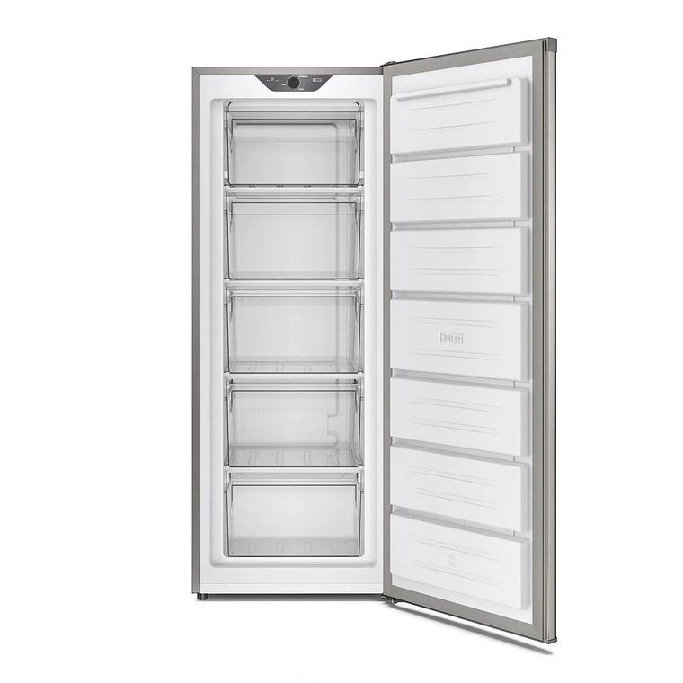 CONGELADOR FREEZER MADEMSA VERTICAL 157L FRÍO DIRECTO CON PUERTA REVERSIBLE M265V INOX 5
