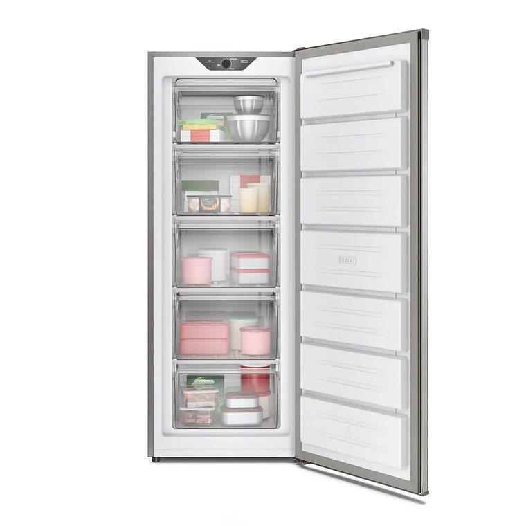 CONGELADOR FREEZER MADEMSA VERTICAL 157L FRÍO DIRECTO CON PUERTA REVERSIBLE M265V INOX 6
