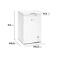 CONGELADOR FREEZER MADEMSA HORIZONTAL DUAL 99L FRÍO DIRECTO M100D BLANCO - Miniatura 3