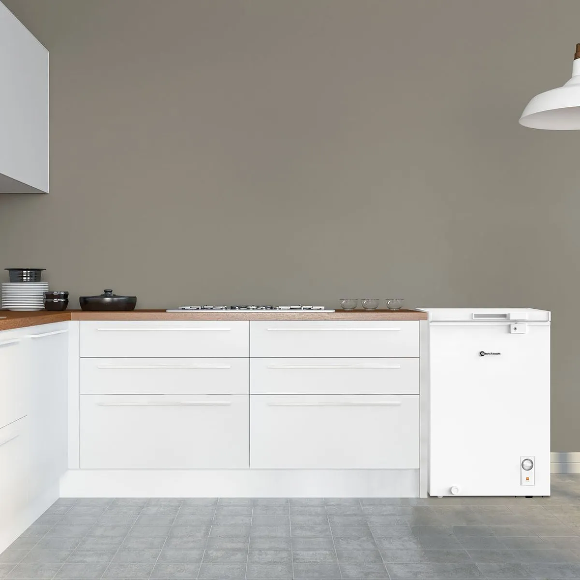 CONGELADOR FREEZER MADEMSA HORIZONTAL DUAL 99L FRÍO DIRECTO M100D BLANCO 7