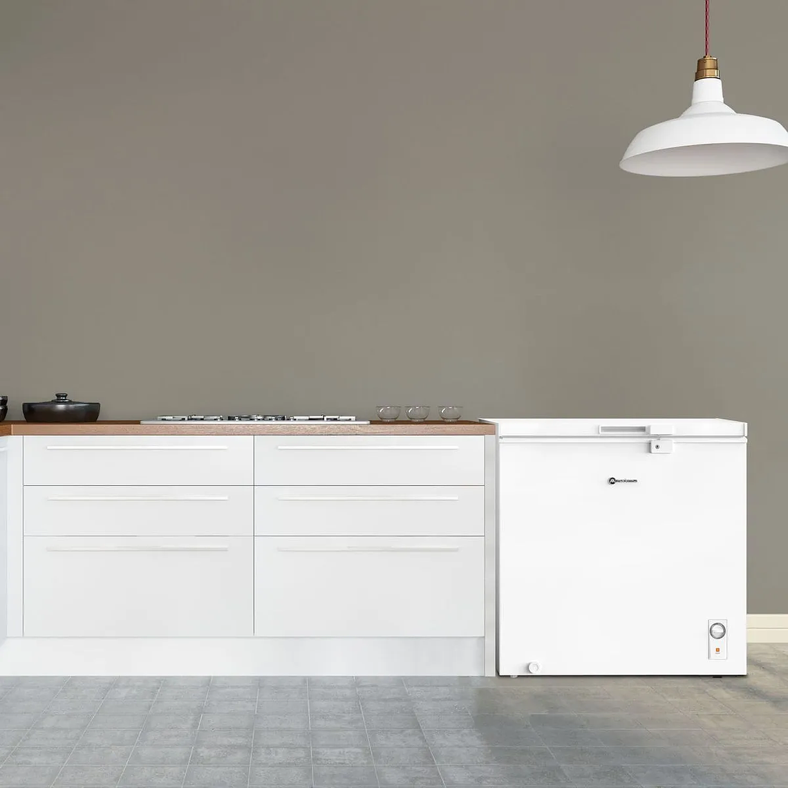 CONGELADOR FREEZER MADEMSA HORIZONTAL DUAL 198L FRÍO DIRECTO M200D BLANCO 7