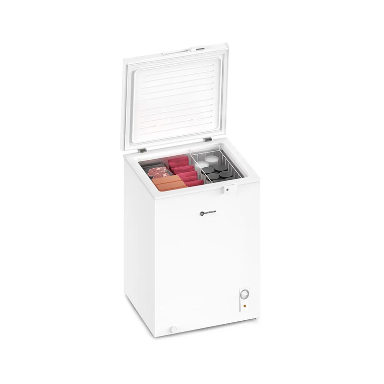 CONGELADOR FREEZER MADEMSA HORIZONTAL DUAL 142L FRÍO DIRECTO M150D BLANCO 6