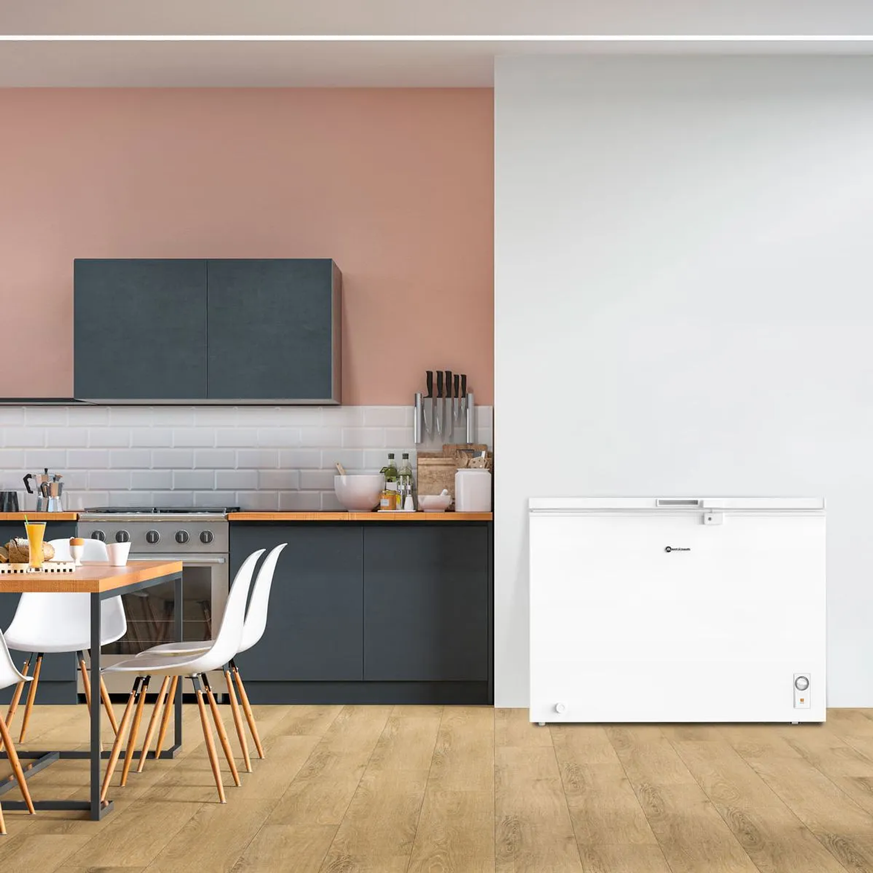 CONGELADOR FREEZER MADEMSA HORIZONTAL DUAL 290L FRÍO DIRECTO M300D BLANCO