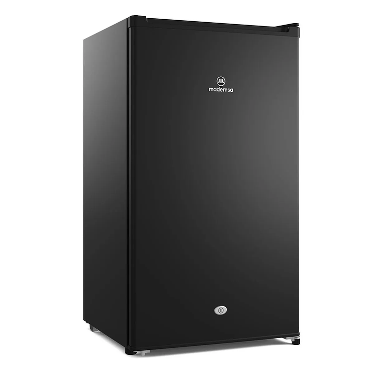FRIGOBAR MADEMSA 90L FRÍO DIRECTO CON LLAVE Y LUZ INTERIOR LED MMB91 NEGRO 3