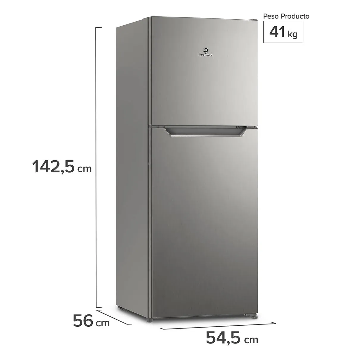 REFRIGERADOR MADEMSA 197L NO FROST TOP FREEZER INVERTER PUERTA REVERSIBLE ALTUS 1200I INOX 4