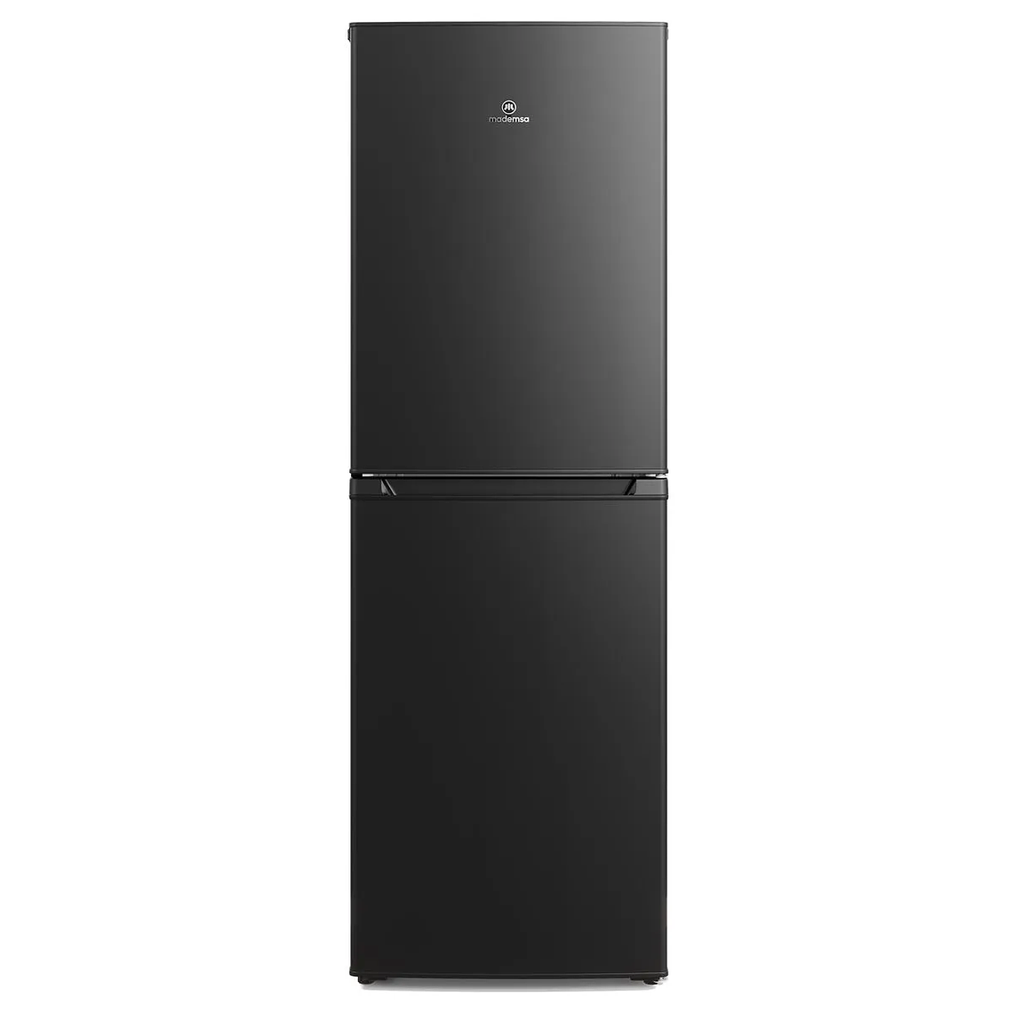 REFRIGERADOR MADEMSA 248L FRÍO DIRECTO BOTTOM FREEZER PUERTA REVERSIBLE MED250B NEGRO 1