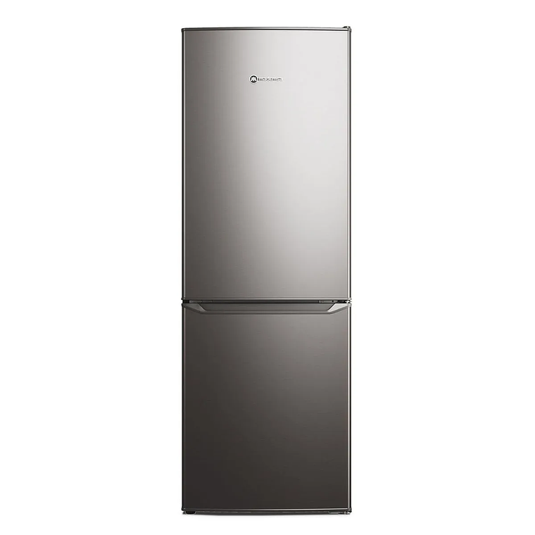 REFRIGERADOR MADEMSA 166L FRÍO DIRECTO BOTTOM FREEZER PUERTA REVERSIBLE MED165 INOX 1