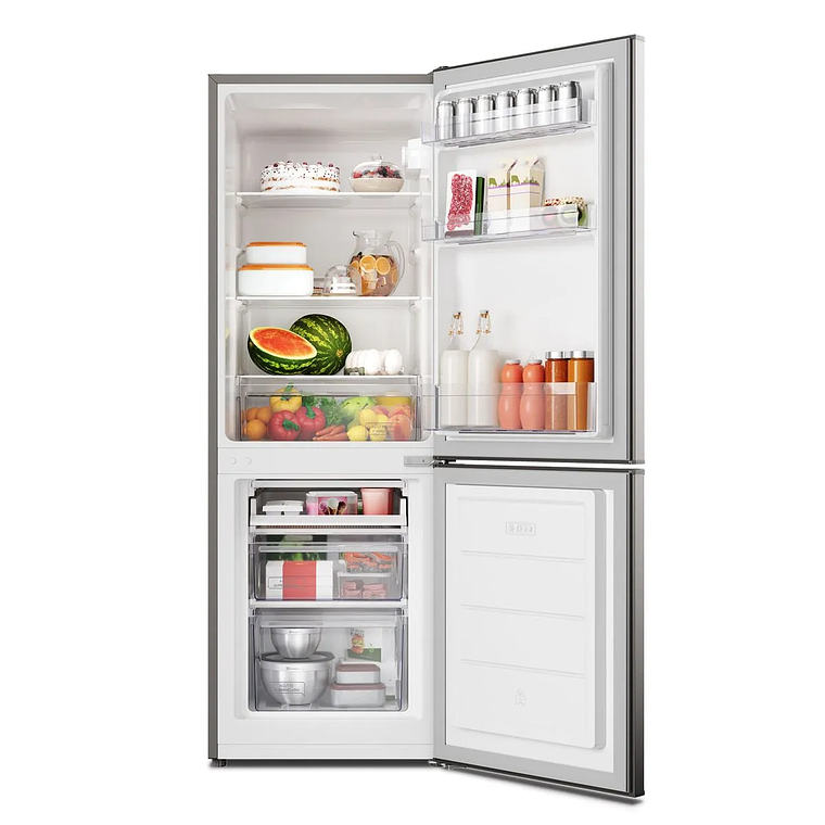 REFRIGERADOR MADEMSA 166L FRÍO DIRECTO BOTTOM FREEZER PUERTA REVERSIBLE MED165 INOX 6