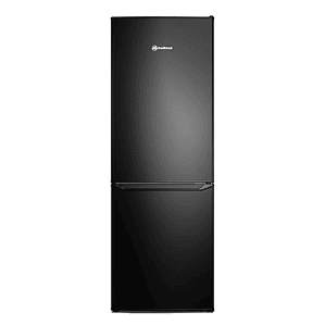 REFRIGERADOR MADEMSA 166L FRÍO DIRECTO BOTTOM FREEZER PUERTA REVERSIBLE MED165B NEGRO