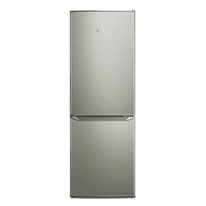 REFRIGERADOR MADEMSA 166L FRÍO DIRECTO BOTTOM FREEZER PUERTA REVERSIBLE MED165S SILVER