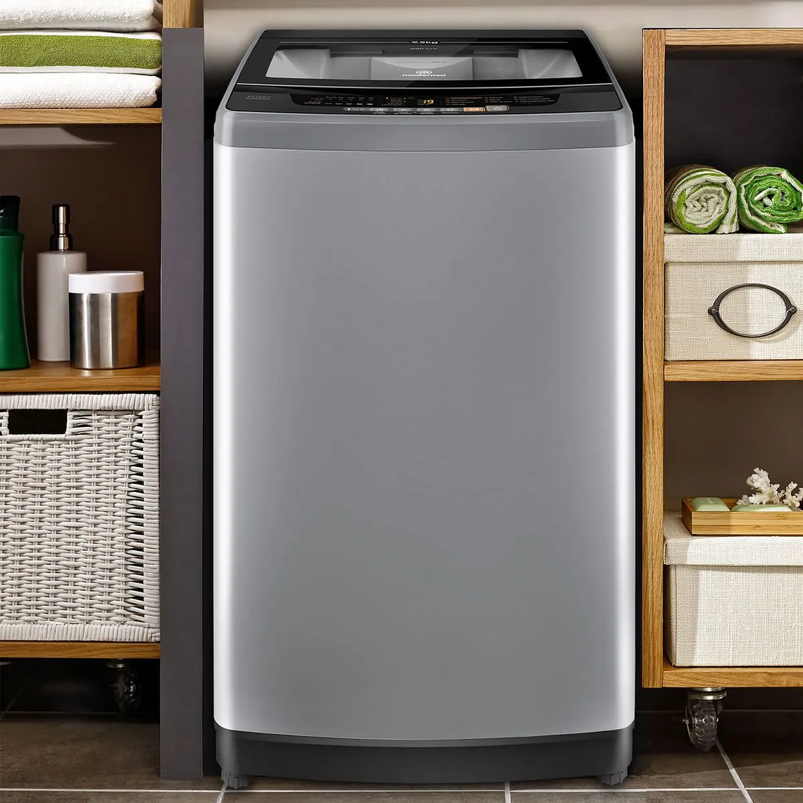 LAVADORA AUTOMÁTICA MADEMSA 9,5KG CARGA SUPERIOR FUZZY AUTOMÁTICO 9,5 SZG GRIS 7