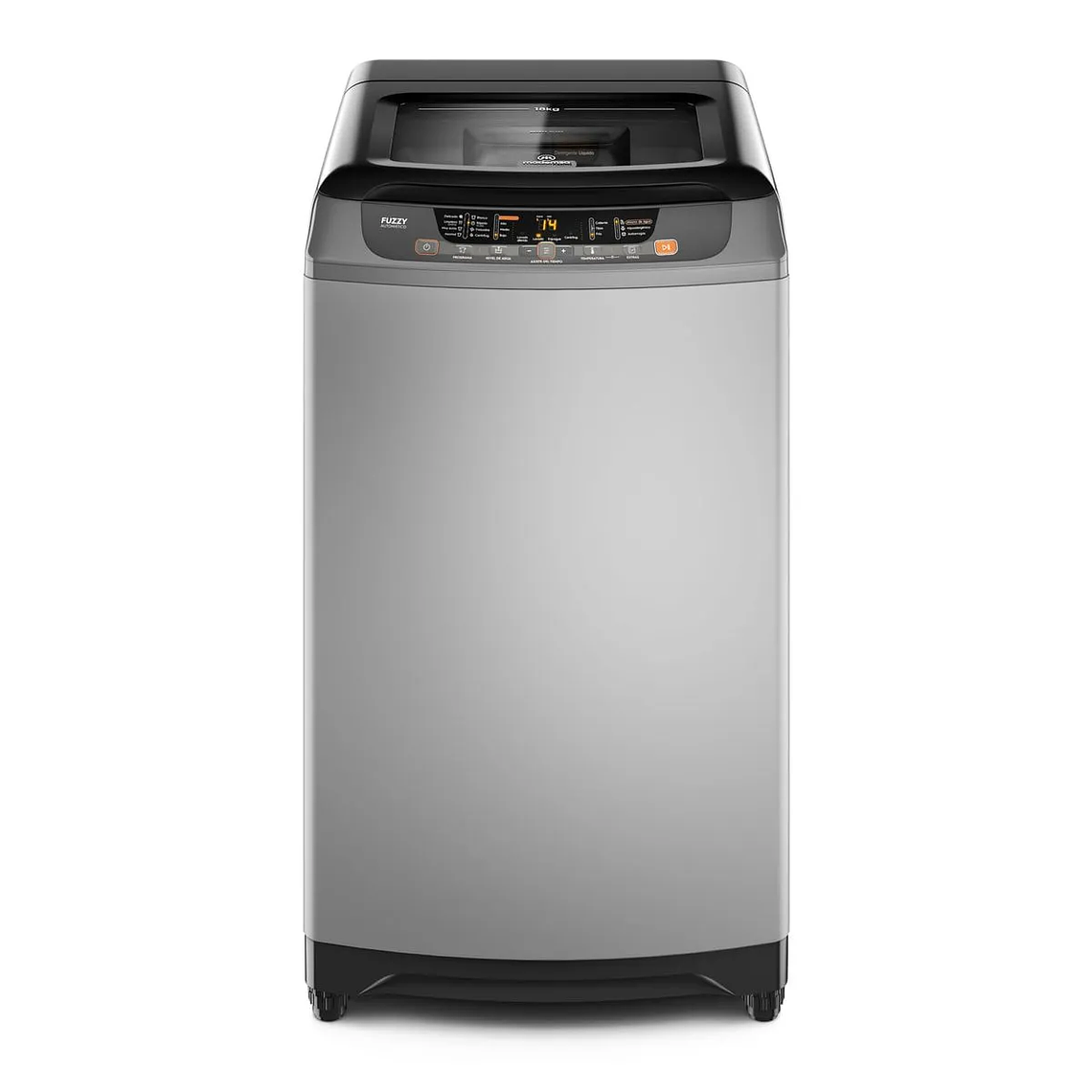 LAVADORA AUTOMÁTICA MADEMSA 18KG CARGA SUPERIOR DISPENSADOR DISOLUCIÓN MÁXIMA 18 SZG GRIS 1