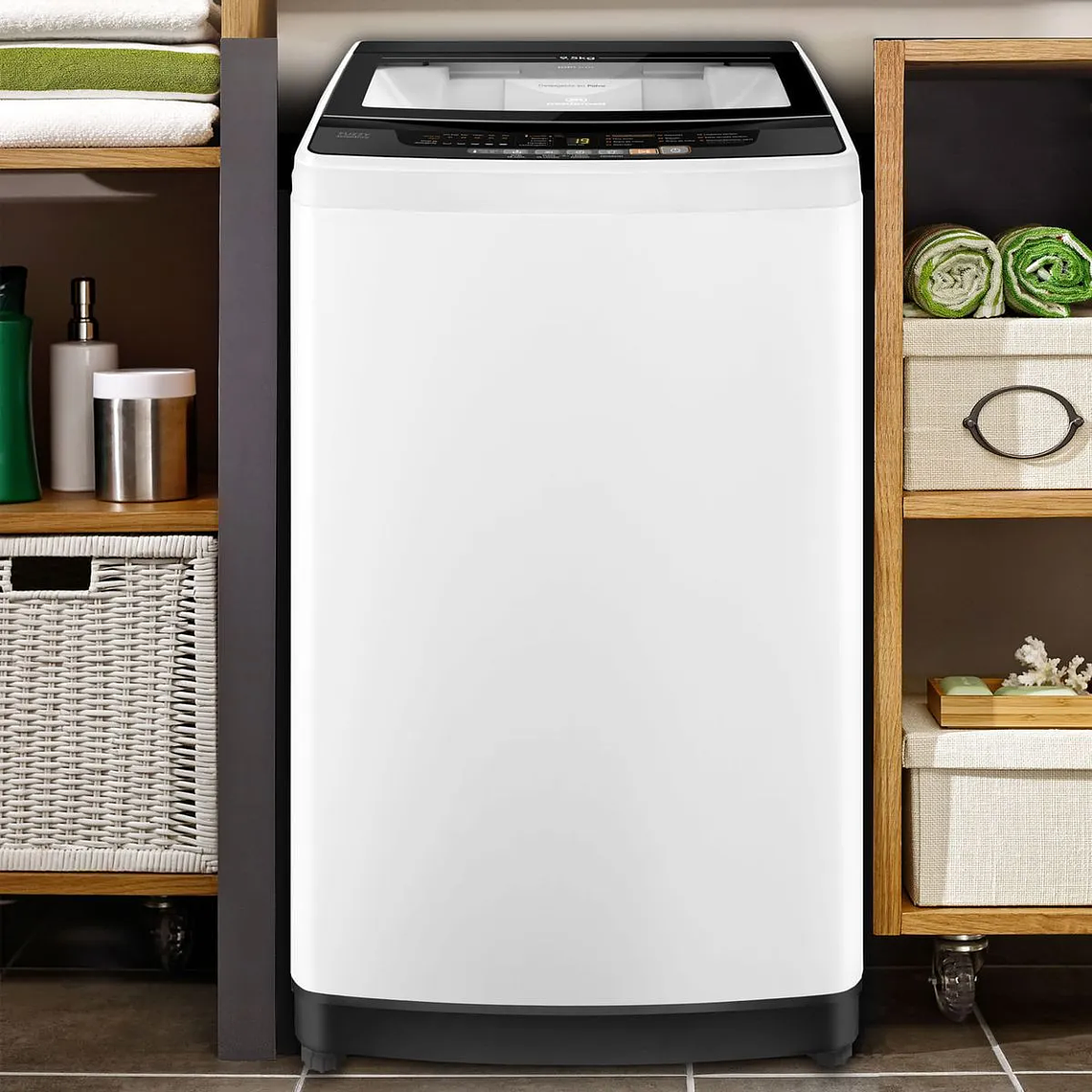 LAVADORA AUTOMÁTICA MADEMSA 9,5KG CARGA SUPERIOR FUZZY AUTOMÁTICO 9,5 BZG BLANCA 6
