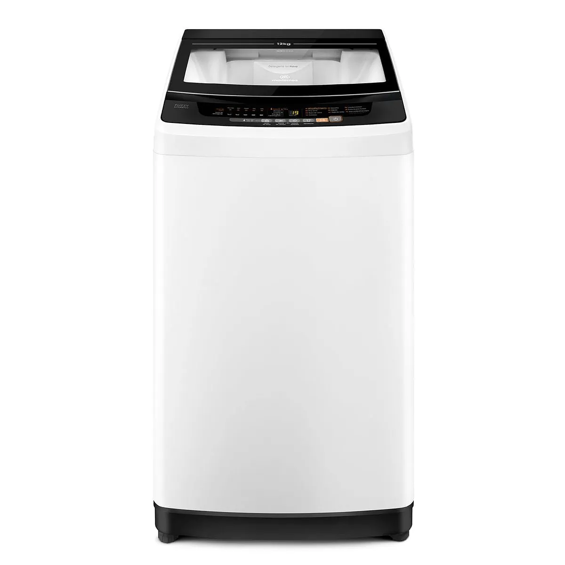 LAVADORA AUTOMÁTICA MADEMSA 12KG CARGA SUPERIOR FUZZY AUTOMÁTICO 12 BZG BLANCA 1