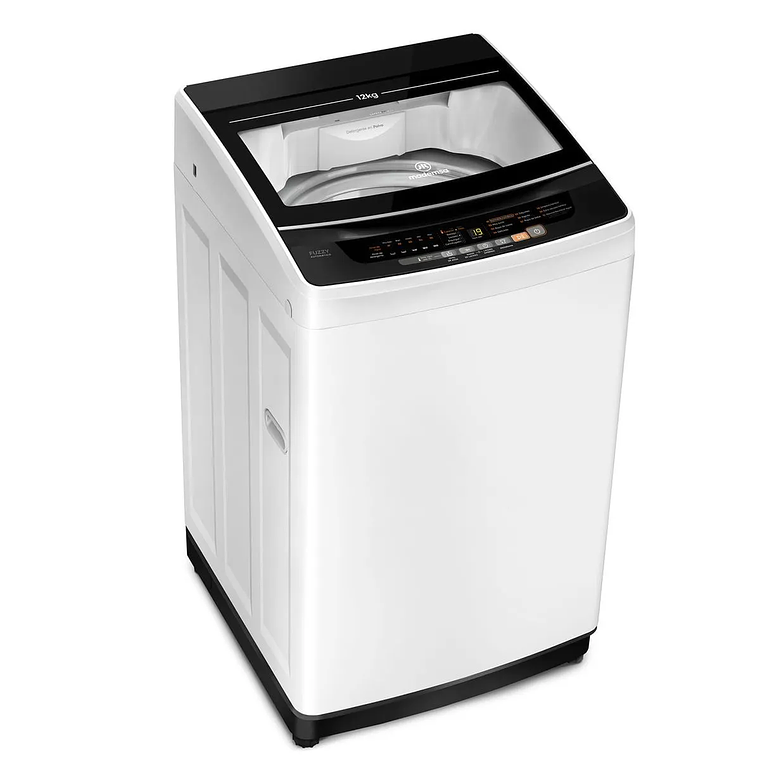 LAVADORA AUTOMÁTICA MADEMSA 12KG CARGA SUPERIOR FUZZY AUTOMÁTICO 12 BZG BLANCA 2