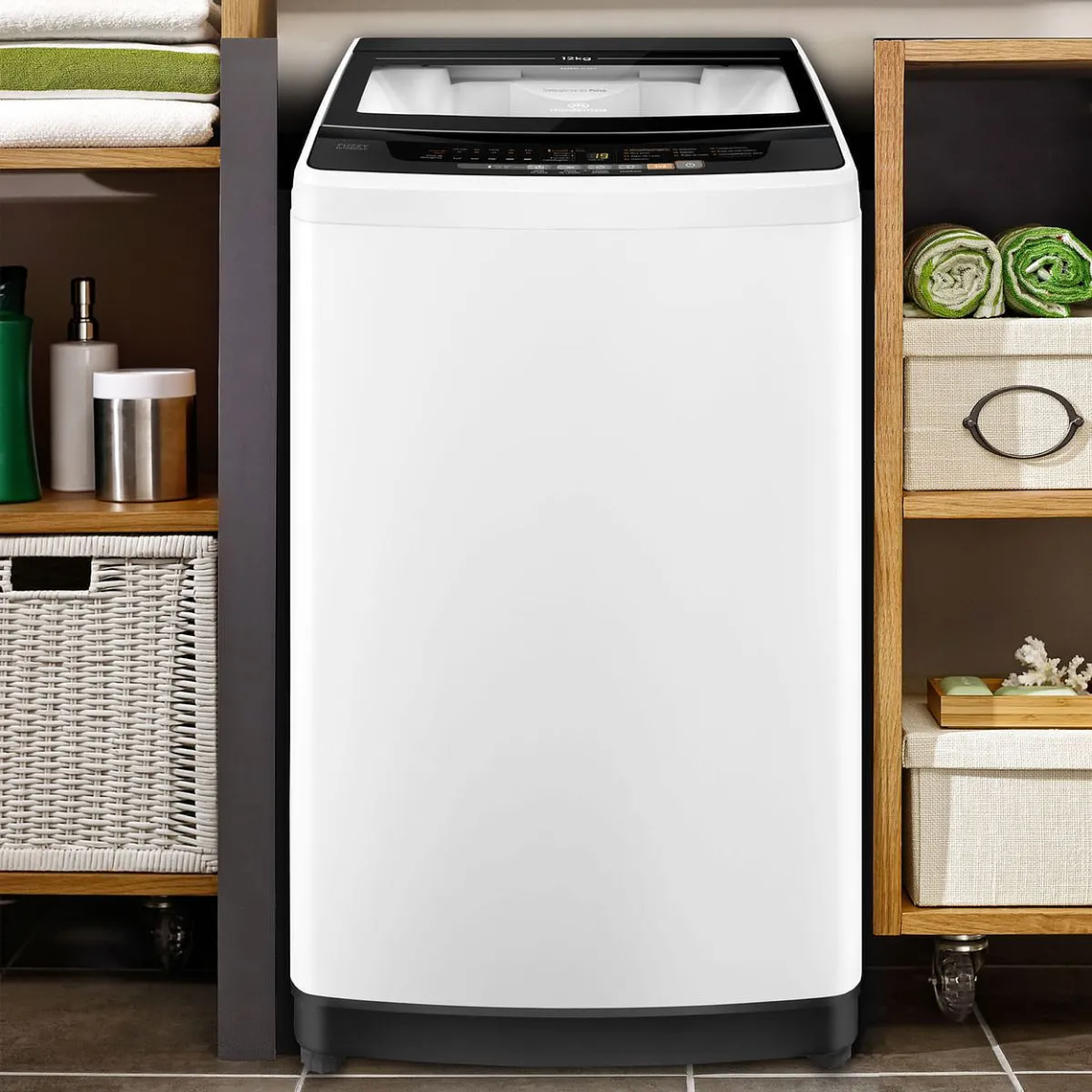 LAVADORA AUTOMÁTICA MADEMSA 12KG CARGA SUPERIOR FUZZY AUTOMÁTICO 12 BZG BLANCA 7