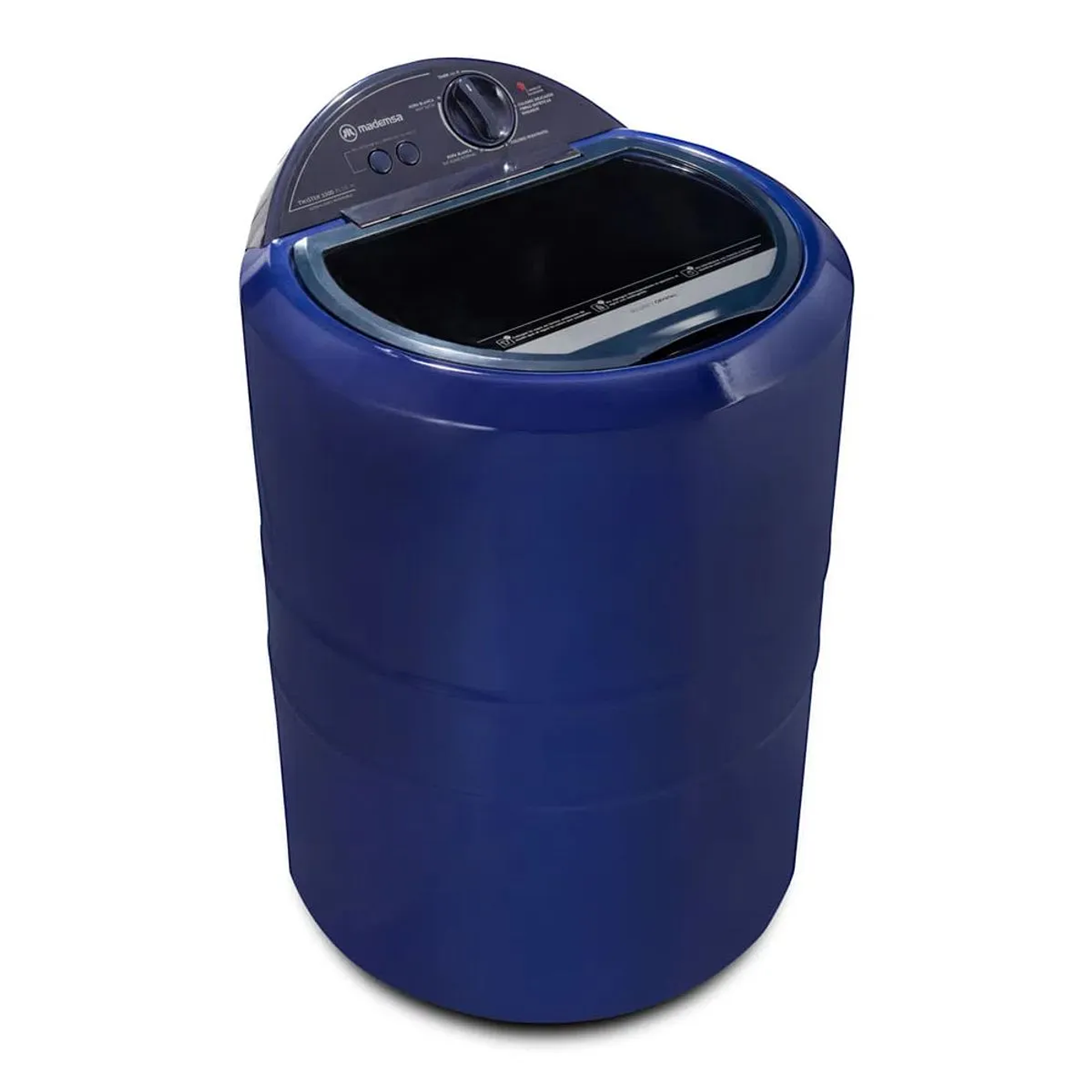 LAVADORA SEMI AUTOMÁTICA MADEMSA CARGA SUPERIOR CALEFACTOR TWISTER 5300 AZUL