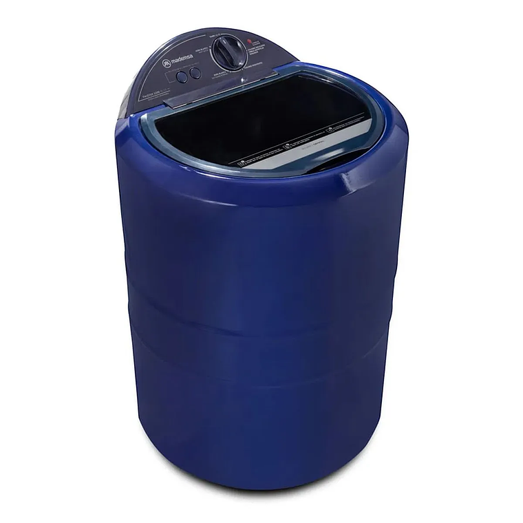 LAVADORA SEMI AUTOMÁTICA MADEMSA CARGA SUPERIOR CALEFACTOR TWISTER 5300 AZUL 2