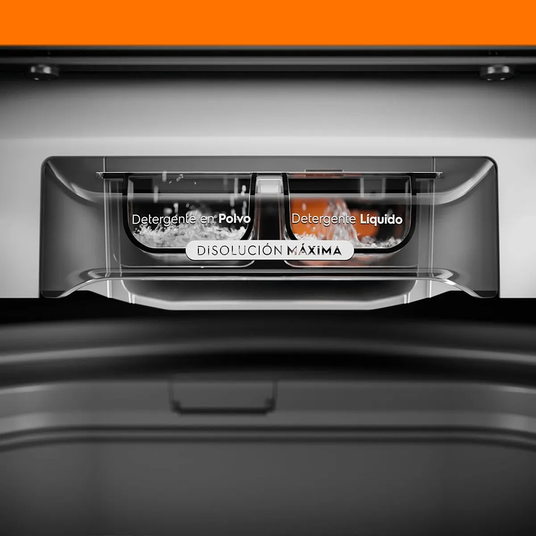 LAVADORA AUTOMÁTICA MADEMSA 18KG CARGA SUPERIOR DISPENSADOR DISOLUCIÓN MÁXIMA 18 BZG BLANCA 4