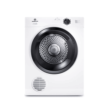 SECADORA DE ROPA MADEMSA 7KG CARGA FRONTAL CON SECADO REVERSIBLE 7D BZG BLANCA