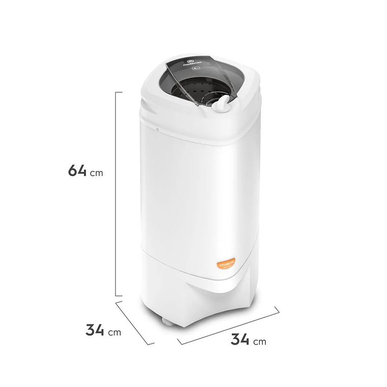 CENTRÍFUGA MADEMSA 5KG CARGA SUPERIOR CON BOQUILLA ANTIDERRAME PRIMMA 5N BLANCA 4