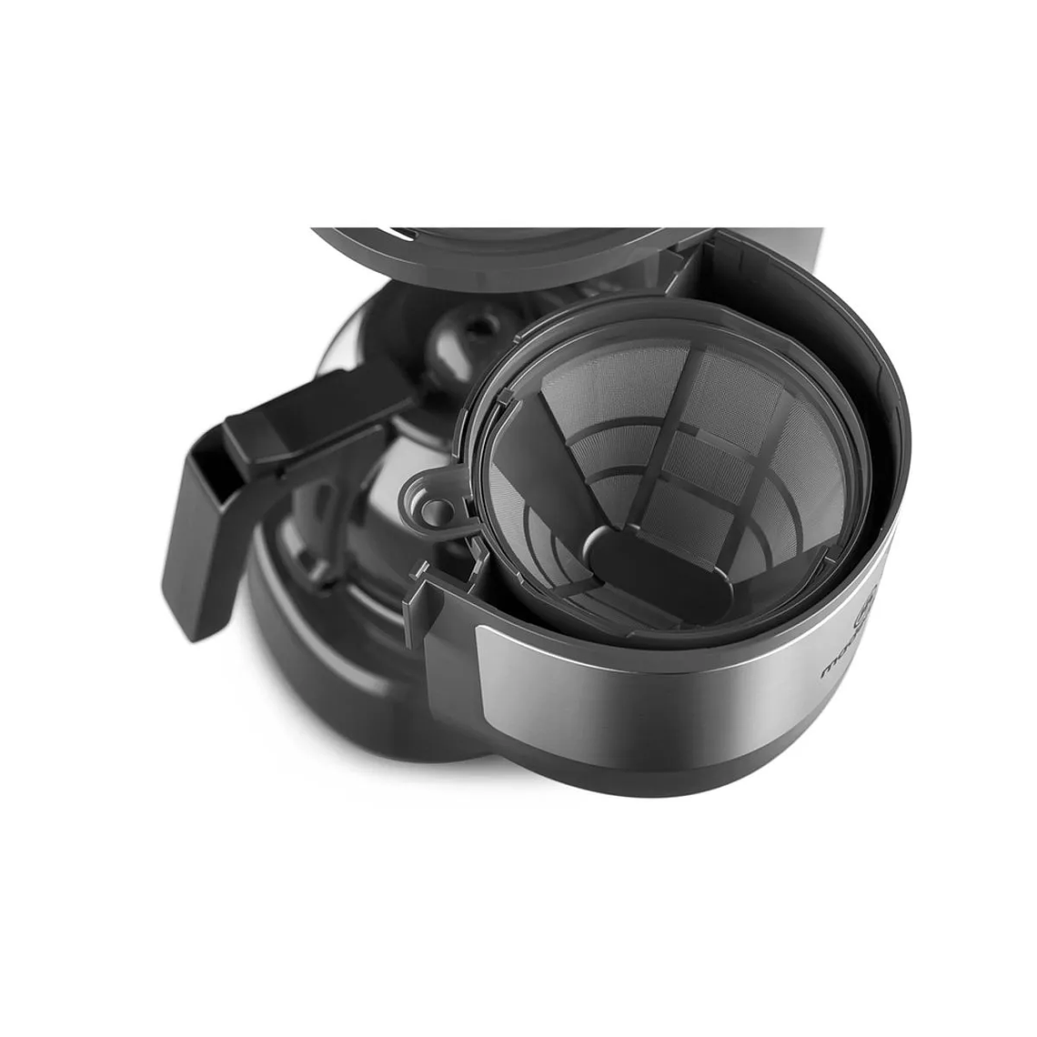 CAFETERA ELÉCTRICA MADEMSA 0,6L JARRA DE VIDRIO 600W MCM10 ACERO INOXIDABLE 5