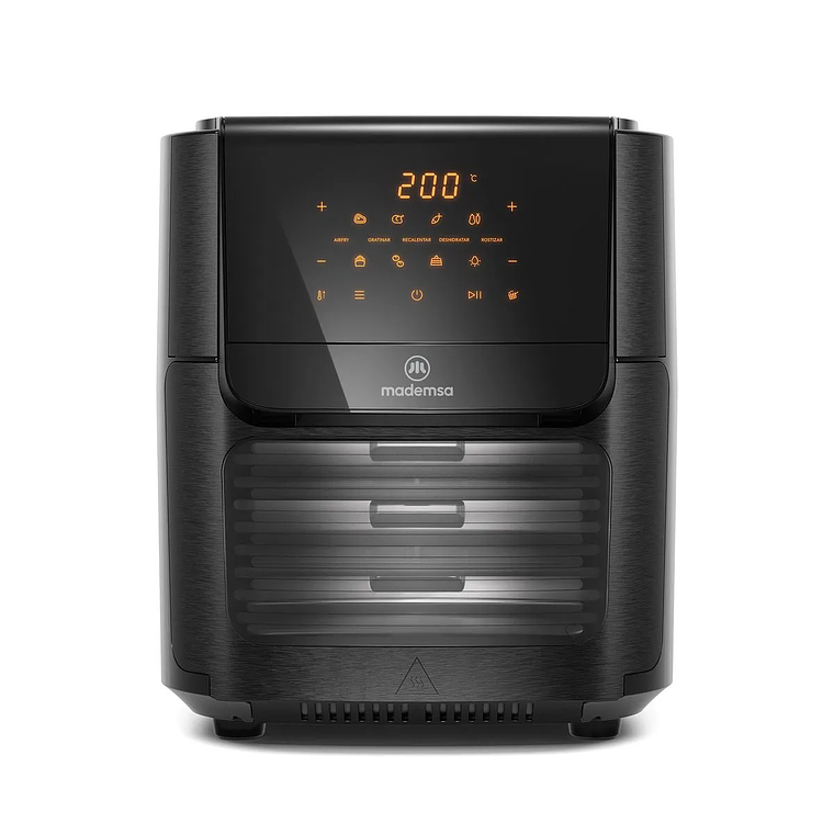 FREIDORA DE AIRE 5 EN 1 MADEMSA 12L CON PANEL DIGITAL 1700W MAF90 GRIS 1