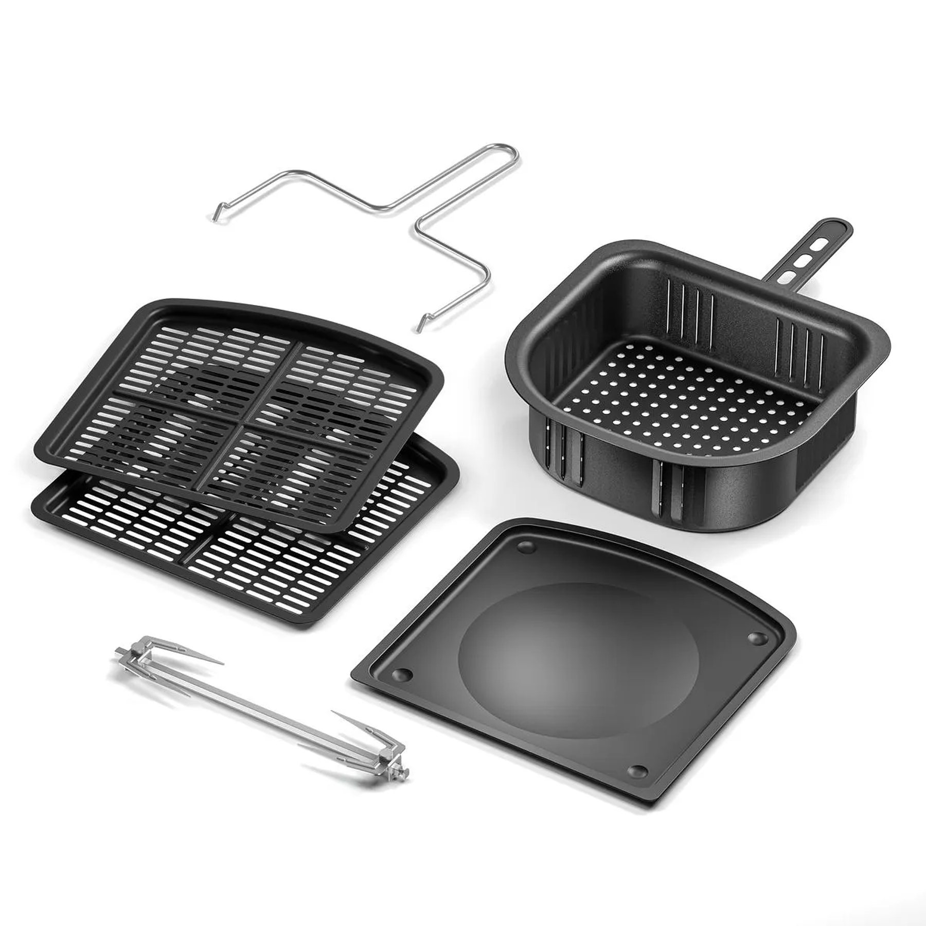 FREIDORA DE AIRE 5 EN 1 MADEMSA 12L CON PANEL DIGITAL 1700W MAF90 GRIS