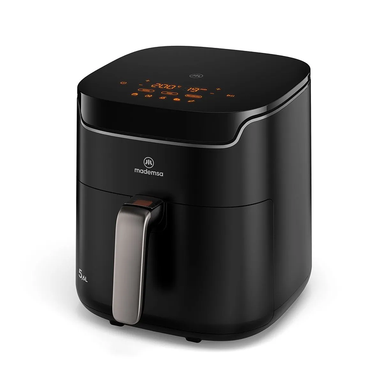FREIDORA DE AIRE MADEMSA 5,6L CON PANEL DIGITAL 1400W MAF45 NEGRO 3