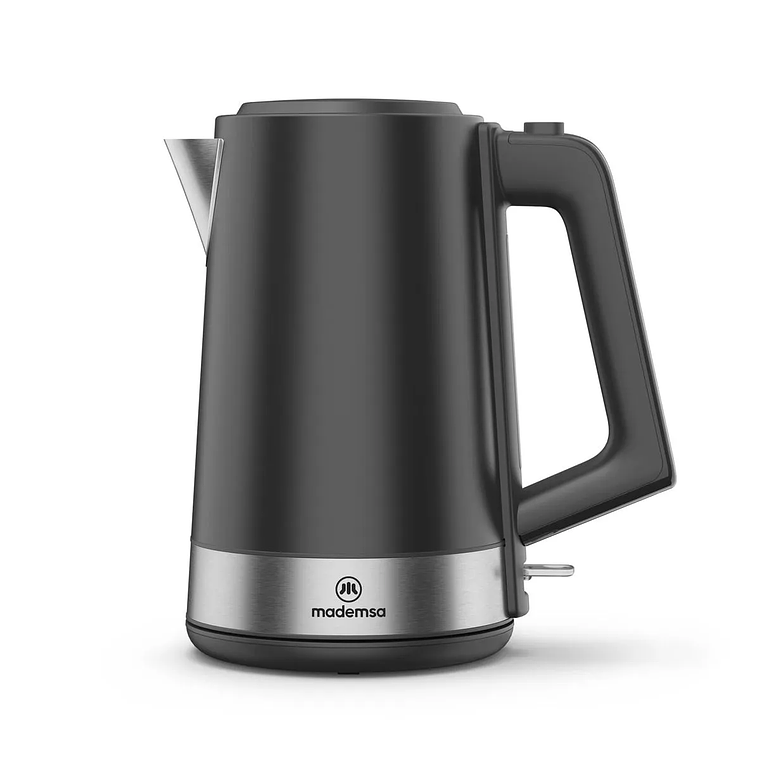 HERVIDOR ELÉCTRICO MADEMSA 2L CON REGULADOR DE TEMPERATURA Y APAGADO AUTOMÁTICO MEK40 NEGRO 1