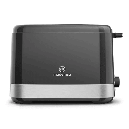 TOSTADOR MADEMSA CON 8 NIVELES DE TOSTADO Y 3 FUNCIONES 800W MTS10 NEGRO