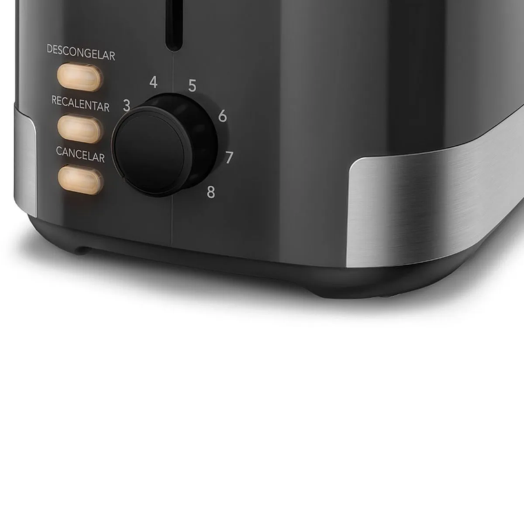 TOSTADOR MADEMSA CON 8 NIVELES DE TOSTADO Y 3 FUNCIONES 800W MTS10 NEGRO 6