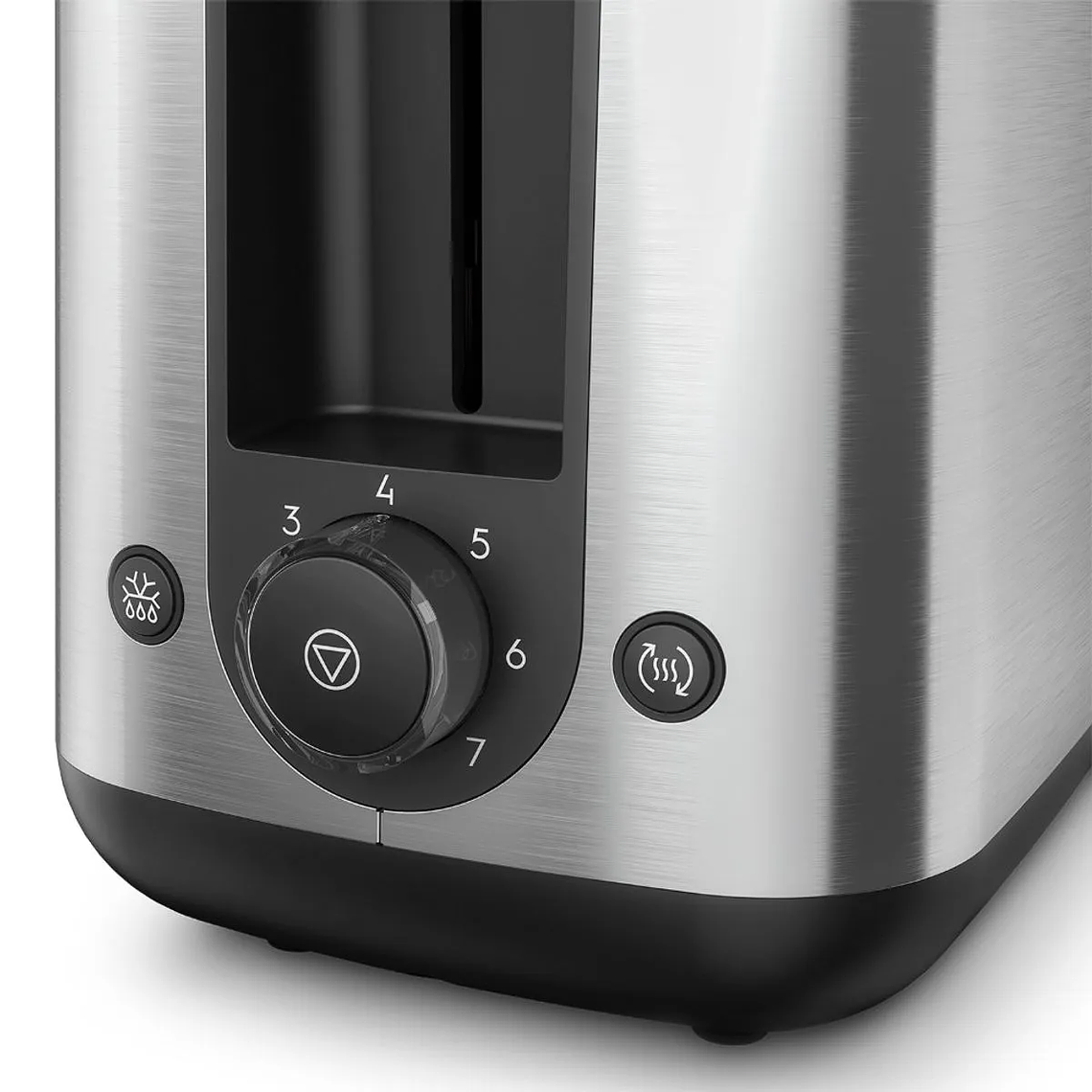 TOSTADOR MADEMSA CON 7 NIVELES DE TOSTADO Y 3 FUNCIONES 730W MTS25 ACERO INOXIDABLE 6