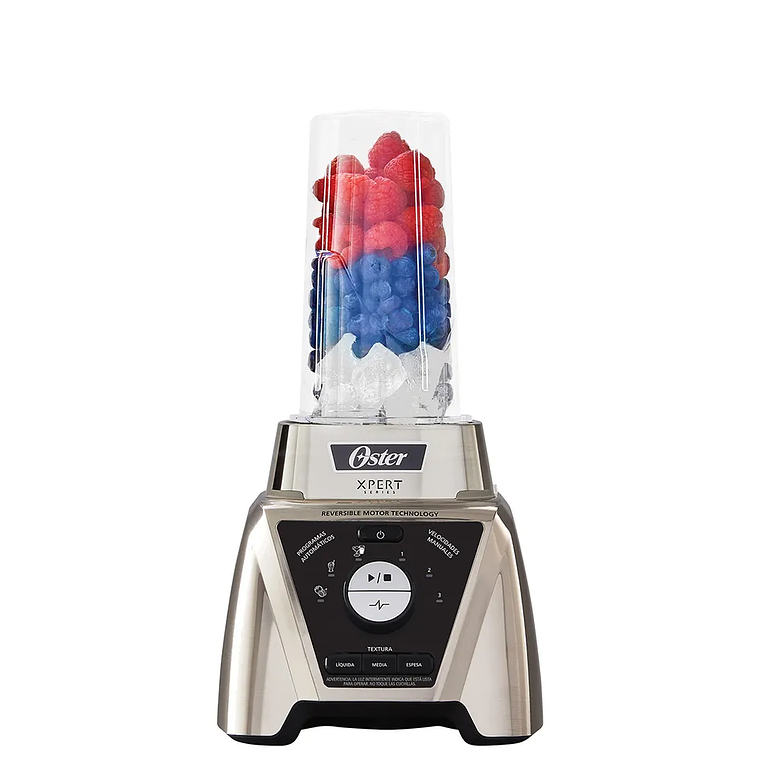 LICUADORA XPERT SERIES NIQUELADA CON CONTROL DE TEXTURA Y UN BLEND N GO BLST3BCPG 8