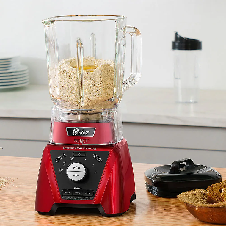 LICUADORA OSTER XPERT SERIES ROJA CON CONTROL DE TEXTURA Y UN BLEND N GO BLST3BRPG 4