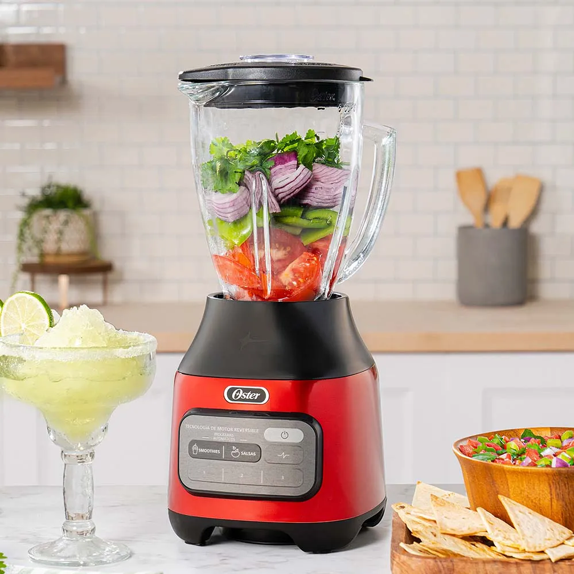 LICUADORA OSTER CON TECNOLOGÍA REVERSIBLE Y 3 VELOCIDADES MÁS PULSO BLSTPEGCRT 8