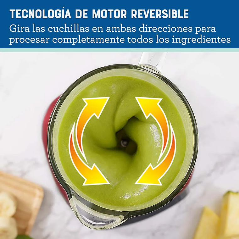 LICUADORA OSTER CON TECNOLOGÍA REVERSIBLE Y 3 VELOCIDADES MÁS PULSO BLSTPEGCRT 12
