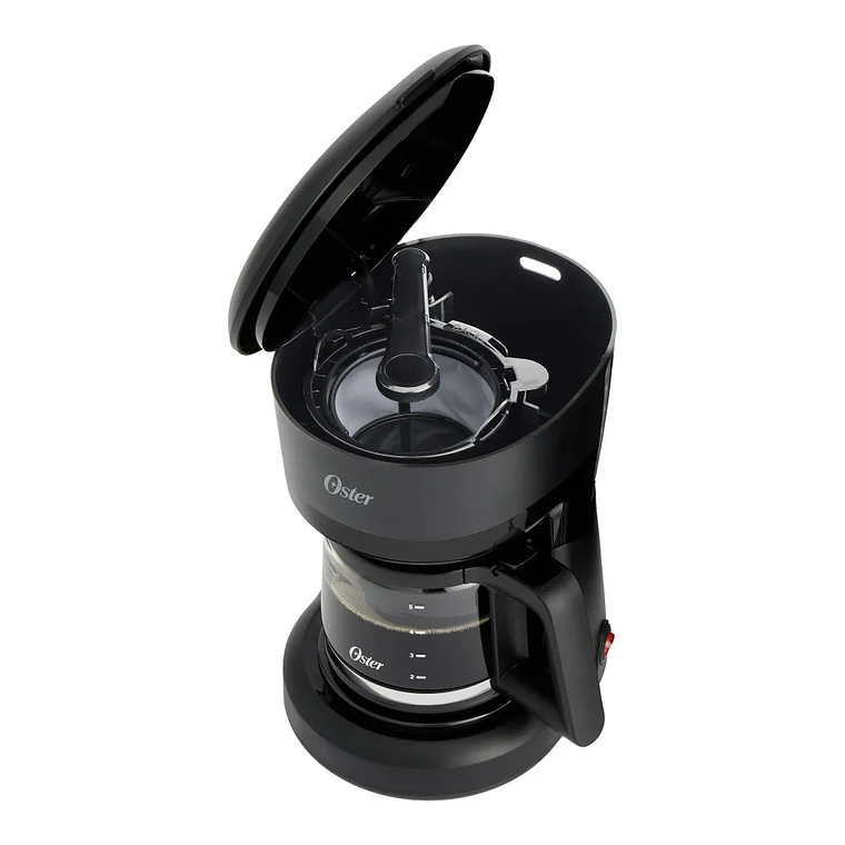 CAFETERA OSTER, 5 TAZAS DE CAPACIDAD, CON FILTRO REUTILIZABLE, BOTÓN CON LUZ DE ENCENDIDO Y APAGADO, COLOR NEGRO, BVSTDCS51B 3