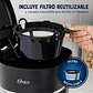 CAFETERA OSTER, PROGRAMABLE, DE 12 TAZAS DE CAPACIDAD, CON FILTRO REUTILIZABLE, JARRA CON MEDIDAS, COLOR NEGRO, BVSTDCP121B - Miniatura 5