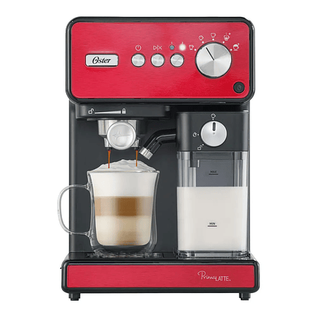 OSTER CAFETERA AUTOMÁTICA DE ESPRESSO, PRIMALATTE, ACERO INOXIDABLE, BVSTEM6604R