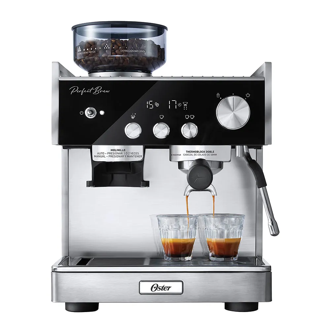 OSTER CAFETERA PARA ESPRESSO PERFECT BREW BVSTEM7400 1