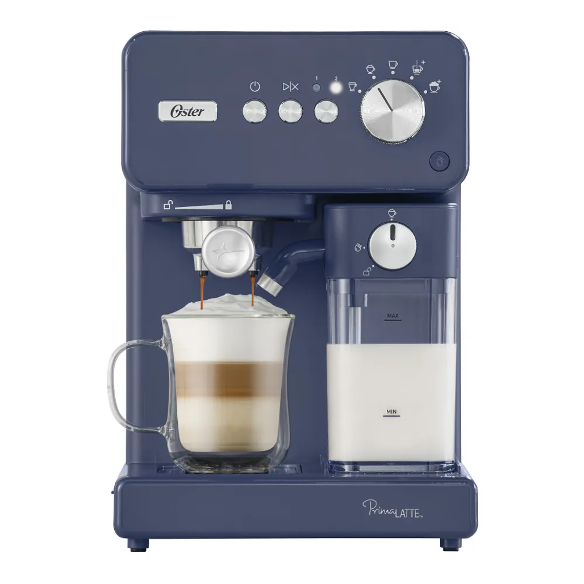 OSTER CAFETERA AUTOMÁTICA DE ESPRESSO, PRIMALATTE, COLOR AZUL, BVSTEM6604BL 2