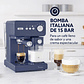 OSTER CAFETERA AUTOMÁTICA DE ESPRESSO, PRIMALATTE, COLOR AZUL, BVSTEM6604BL - Miniatura 4