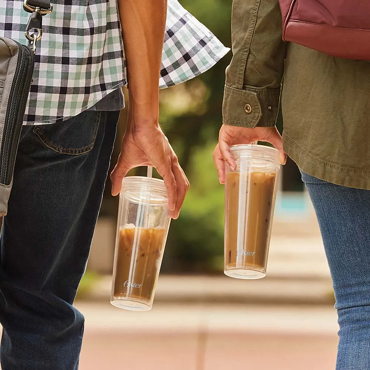 OSTER CAFETERA PARA FRAPPÉ, CON LICUADORA CON 3 FUNCIONALIDADES, NEGRA, BVSTDC03B 14